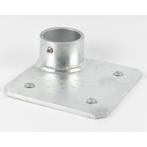 単管用ジョイント金具 Zタイプ 重量用スクエア型ベース 偏心中央