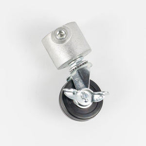 単管用ジョイント金具 Sタイプ 小キャスター付き カップ型