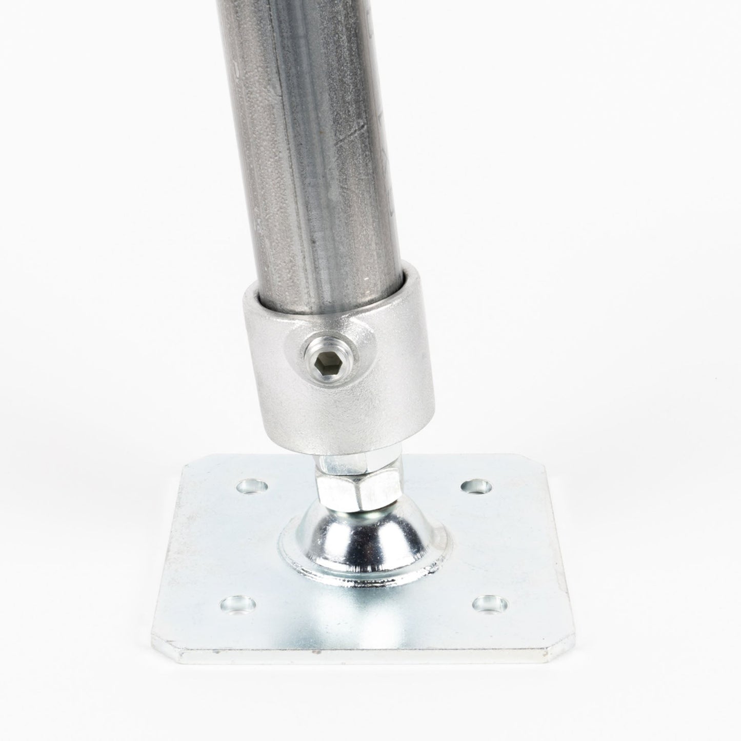 単管用ジョイント金具 Sタイプ 水平調整 重量用スクエア カップ型