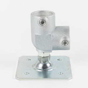 単管用ジョイント金具 Sタイプ 水平調整 重量用スクエア エルボ型