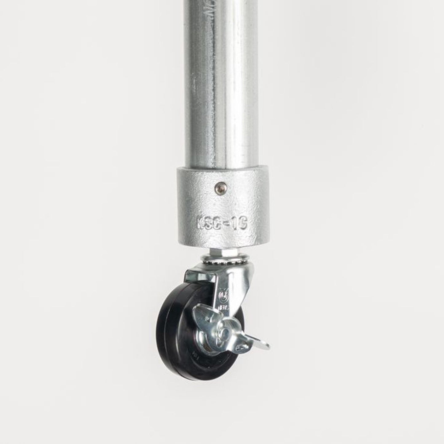 単管用ジョイント金具 Kタイプ 小キャスター付き カップ型