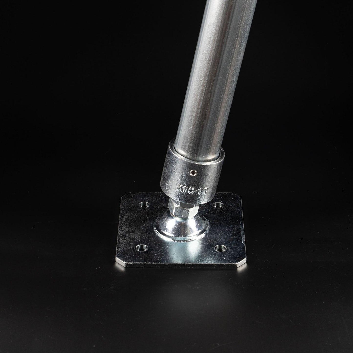 単管用ジョイント金具 Kタイプ 水平調整 ラウンド 重量用スクエア型