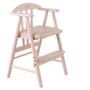 ベビーチェアワイド 生後7か月から 天然木 ホワイト