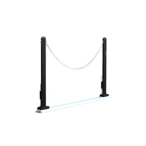 カーポール ベーシックタイプ 全幅100~160cm(ブラック)