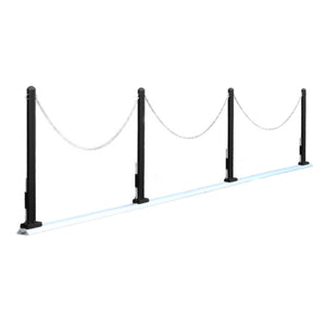 カーポール ベーシックタイプ 全幅320~460cm(ブラック)