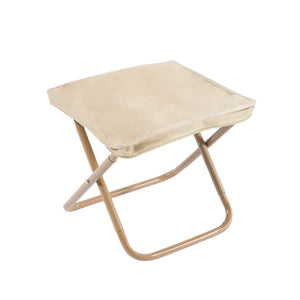 折りたたみチェア 軽量 携帯アウトドア椅子 キャンプ・釣り・行列待ち・スポーツ観戦用 サンド