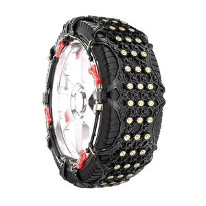 非金属タイヤチェーン タイヤ2本分入り 取付道具付き T2