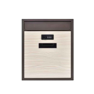 壁掛けポスト ナチュラル 縦型