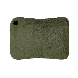 ENETANPO USB ポケットウォーマー クッション型 3段階温度 2時間自動オフ 両手ポケット付き 軽量 カーキ