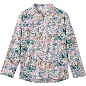 ロングファスナーTシャツ ピンク M~L/LL