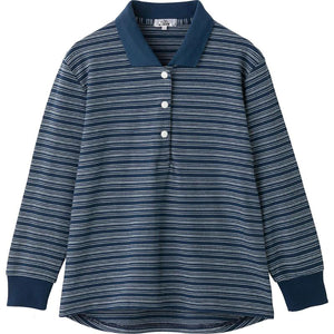 スナップ釦ポロシャツ コン M~L/LL/3L