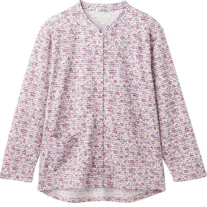 前開きTシャツ ローズ S/3L