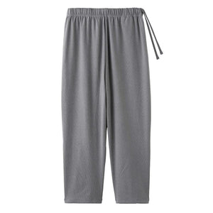 まえむきストレートパンツ グレー M/L/LL/3L