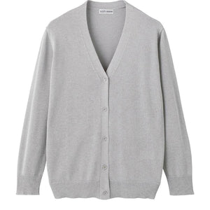 V首サマーニットカーディガン グレー M~L/LL