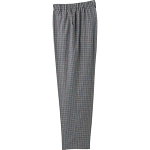 おりなす栃尾楊柳格子深履きパンツ ライトグレー M/L/LL/3L