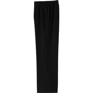 縦伸びピンヘッドストレートパンツ ブラック M/L/LL/3L