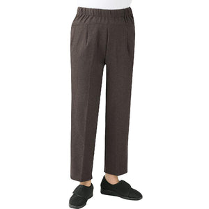 裏起毛スタイルをケアするパンツ ブラウン S/M/L/LL/3L