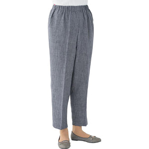 クールプラス裾ファスナーパンツ チャコール (股下65cm)M/L/LL/3L