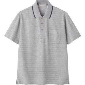 カノコ半袖ポロシャツ グレー M/L/LL