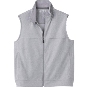 ワッフルフルジップベスト グレー M/L/LL