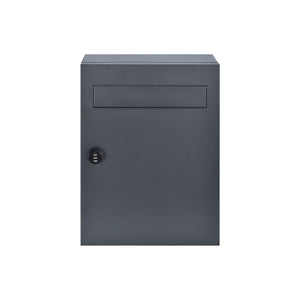 郵便ポスト ブラック 16L ダイヤルロック式