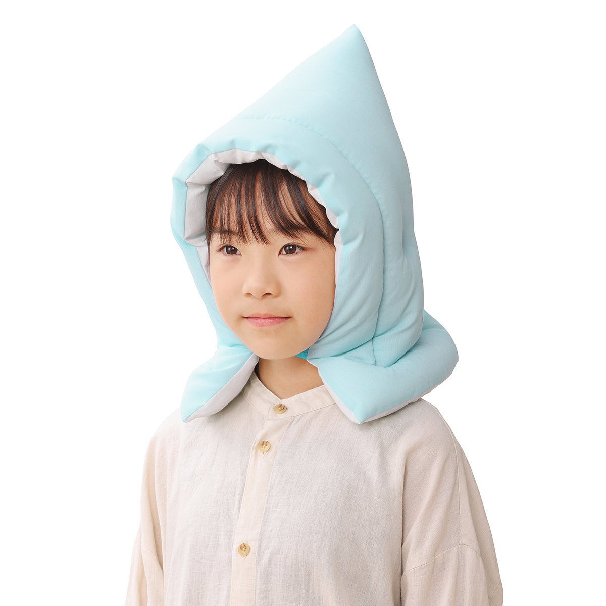 【アイリスオーヤマ】防災頭巾Sサイズ 子供用 ブルー
