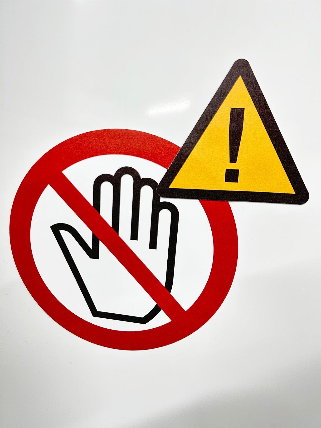 JIS警告標識ピクトサインマグネットW200 CAV-04M クレーン作業中