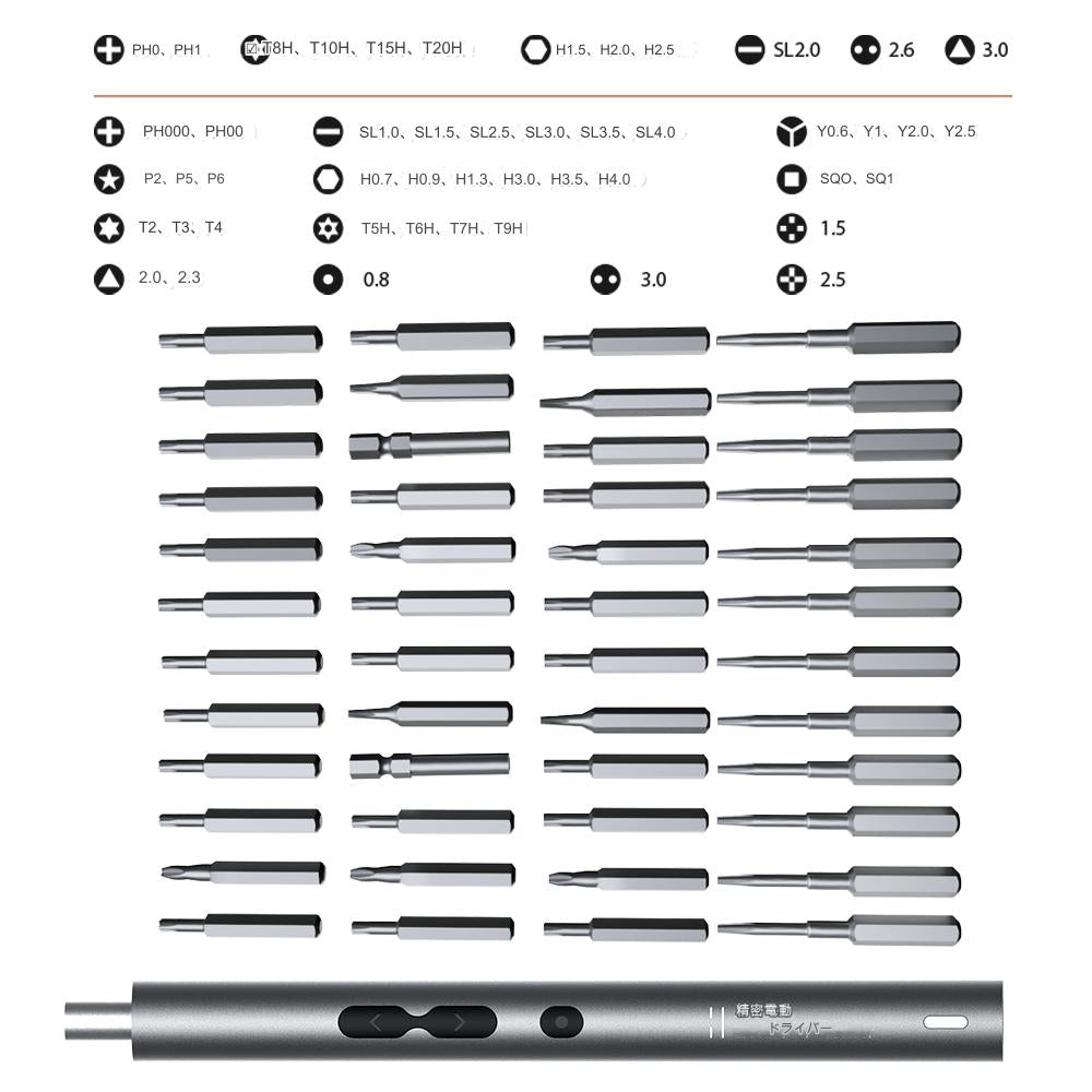 62 in 1 電動ドライバーセット KS-882038-62 N20