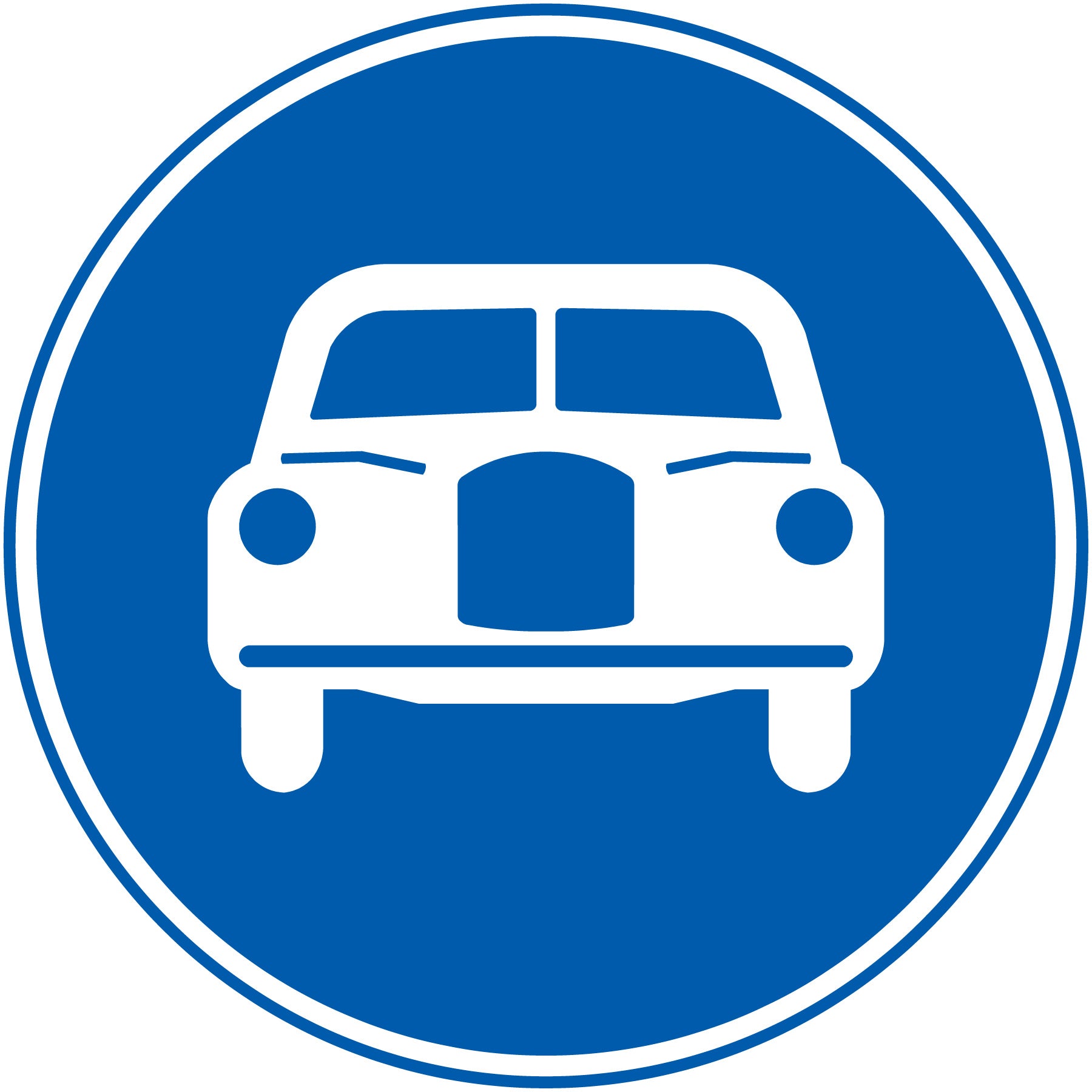 規制標識 S325 自動車専用 ステッカーφ400 – GREEN CROSS