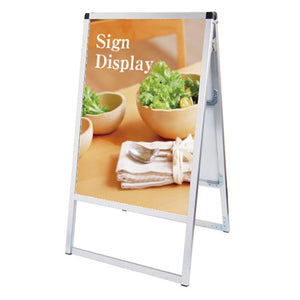 バリウススタンド看板 B2 両面 シルバー VASKAC-B2R