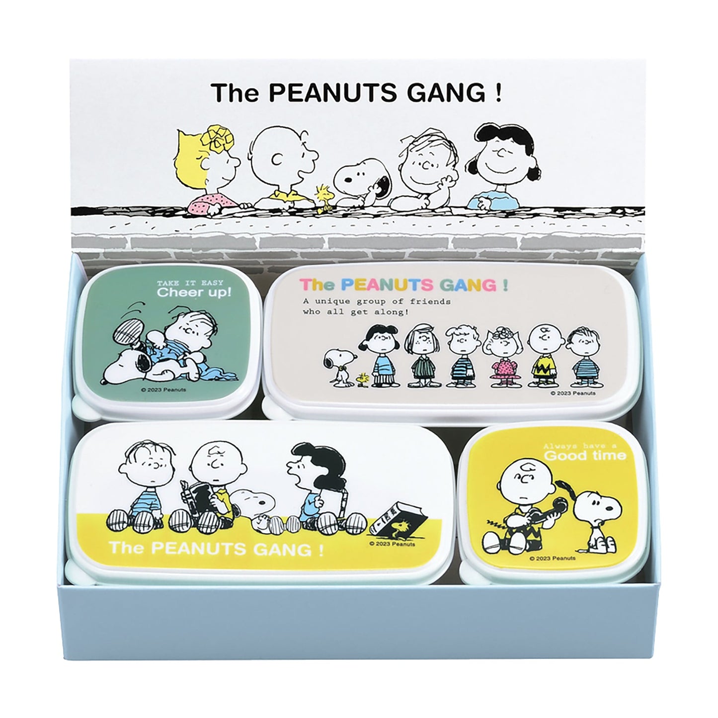 スヌーピー BT シール容器 4PCセット A
