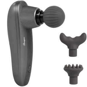 マッサージガン プレミアムビート 電動マッサージ機 軽量 静音 マットブラック