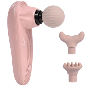 マッサージガン プレミアムビート 電動マッサージ機 軽量 静音 マットピンク