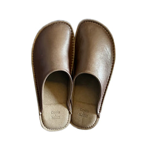 Reelaルームサボ本革スムース ダークブラウン 23-24(Lady)