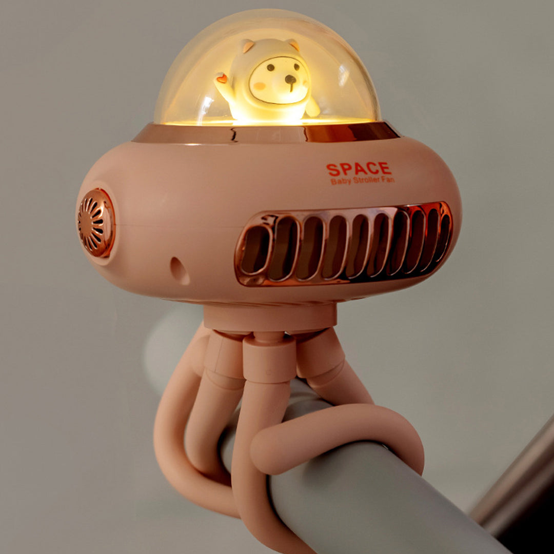 スペースキャラクターファン(ピンク) YW-F001(P)