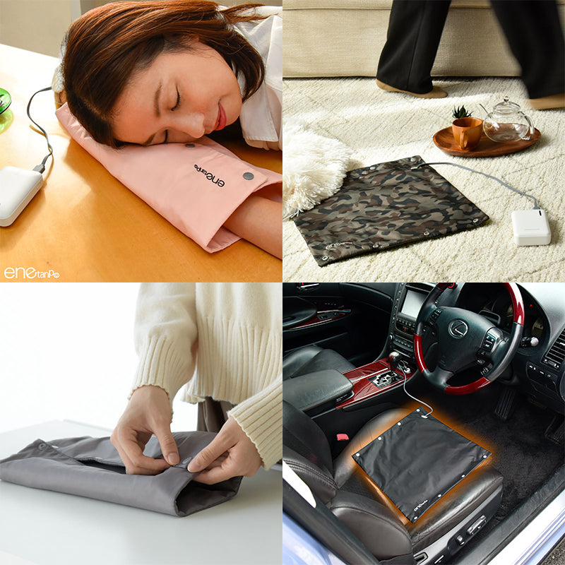 enetanpoX エネタンポ シート型ホットマット USB給電 イエロードット