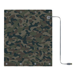 enetanpoX エネタンポ シート型ホットマット USB給電 カモグリーン