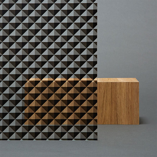 ファサラ　ジオメトリック　ＳＨ２ＣＳＰＮ　プリズム　ノワール　１２７０ｍｍ（長さは1～29ｍで選択）