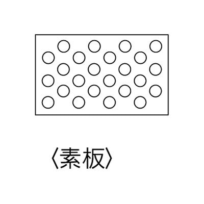 ウッドラックパネル　Ｂ－Ｈ　３．５ｍｍ厚　７６０×１０８０　素板　１００枚梱包