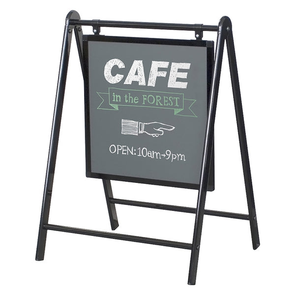 バリケードサインＢ－４２０Ｂ　ブラック　黒板タイプ