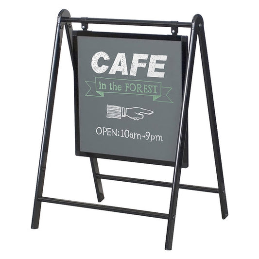 バリケードサインＢ－４２０Ｂ　ブラック　黒板タイプ