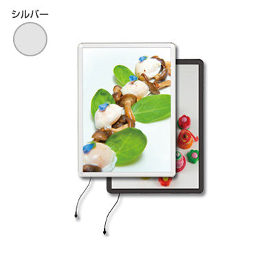 ＭＧライトパネル　カスタム　屋外用　ツヤ無シルバー　Ａ１　Ｒ型　　５６１１７－Ａ１