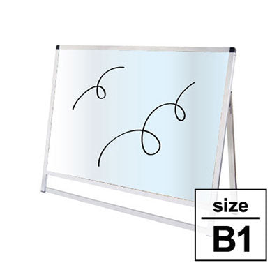 バリウス　Ｂ１横（ロータイプ）ホワイトボード仕様　シルバー　片面　ＶＡＳＫＷＢ－Ｂ１ＹＬＫ