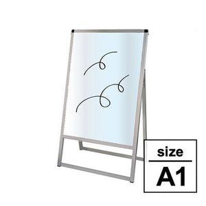 バリウス　Ａ１　ホワイトボード仕様　シルバー　片面　ＶＡＳＫＷＢ－Ａ１Ｋ