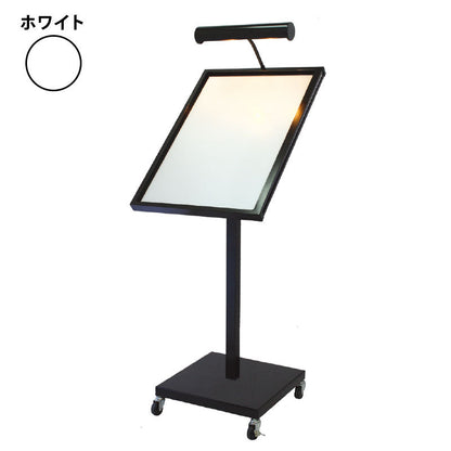 メニュースタンド　ＭＬ－Ａ２（ＬＥＤライト付）　ホワイト　Ａ２