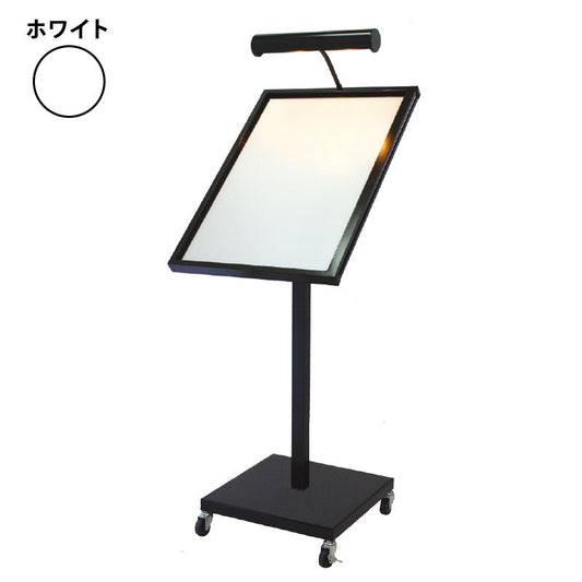 メニュースタンド　ＭＬ－Ａ２（ＬＥＤライト付）　ホワイト　Ａ２