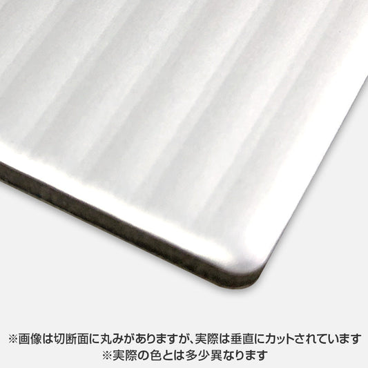 アルミ複合板　カラーエース　両面マットシルバーリブ　Ｃ２１１Ｌ－Ｆ　３ｍｍ　９１０×１８２０　１０枚セット