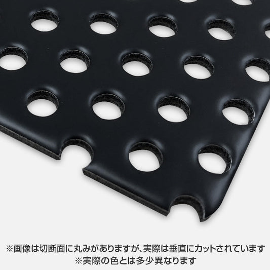アルミ複合板　カラーエースパンチング　ブラック　Ｃ２３７ＦＦ　３ｍｍ　１０００×２０００　５φ１５Ｐ　バラ