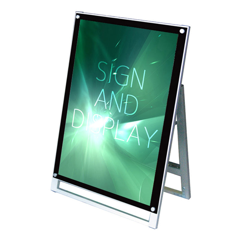 ポスター用スタンド看板マグネジ　Ａ１　ロー　片面　ブラック　ＰＳＳＫＭＮ－Ａ１ＬＫＢ