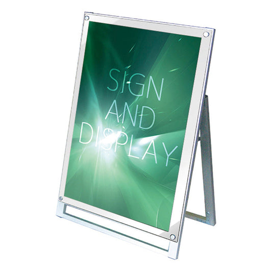 ポスター用スタンド看板マグネジ　Ａ１　ロー　片面　ホワイト　ＰＳＳＫＭＮ－Ａ１ＬＫＷ